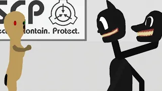 Cartoon Cat Vs SCP-173 | A Stick Nodes Animation