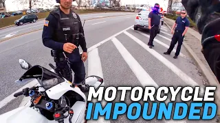 BIKER RUNS RED LIGHT AND REGRETS | EPIC & CRAZY MOTORCYCLE MOMENTS | Ep. 136