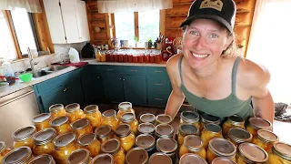 HUGE Preserving Days | 117 Jars Canned | Salsa, Peaches and Cowboy Candy