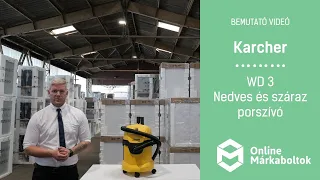 Karcher WD 3 Nedves-száraz porszívó bemutató videó