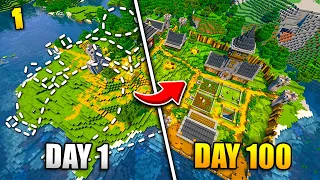I Started the Best Village in 100 Days of Hardcore Minecraft