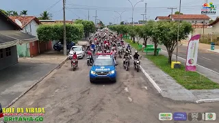 BRITÂNIA-GO: ROLÊ DA VIRADA /  ENCONTRO DE MOTOCICLISTAS NA CIDADE DO LAGO DOS TIGRES