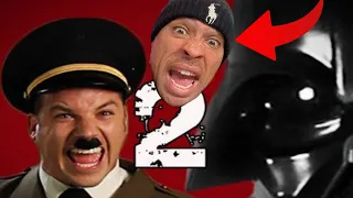 Middle Aged Men FIRST time [REACTION to Hitler vs Vader 2. Epic Rap Battles of History! LOL