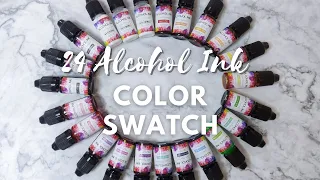 Alcohol Ink Pigments Resin Color Swatch🌟