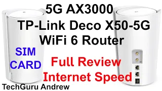 TP-Link Deco X50-5G AX3000 Whole Home Mesh Wi-Fi 6