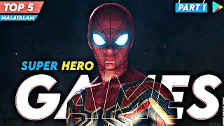 Top 5 Super Hero games in android | malayalam