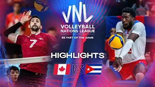 🇨🇦 CAN vs. 🇨🇺 CUB - Highlights | Week 2 | Men's VNL 2024