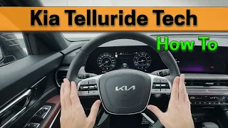 Kia Telluride Steering Wheel and Cluster