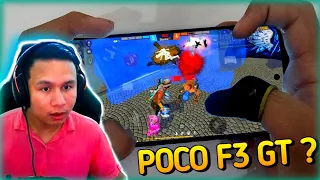 POCO F3 GT UNBOXING 🎁AND HANDCAM 📲 SETTINGS ⚙️ HUD + SENSI + DPI [FREE FIRE HIGHLIGHTS] 😍