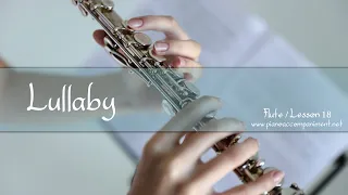 Lullaby - Piano accompaniment for the instrument: Flute