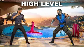 Mortal Kombat 1 Johnny Cage High Level Gameplay MK1