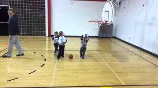 Marcus First 3-4 Year Old YMCA Basketball Game Go Monster Tucks 1