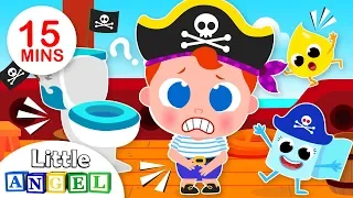 O Troninho do Pirata, As Princesas Também Fazem Nº 1 e Nº 2! | + Vídeos Infantis | Little Angel