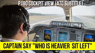 Piaggio Avanti P180 private jet fly from Tianjin to Wuhan | China pilots eye (ATC Subtitle)
