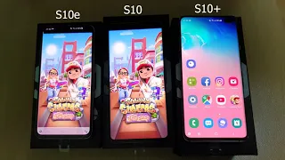 Samsung Galaxy S10e vs S10 vs S10+ SPEED TEST