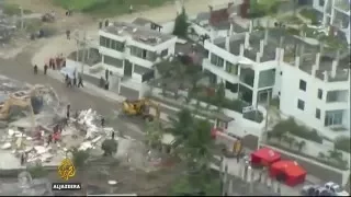 Ecuador struggles to meet demand for aid after quake