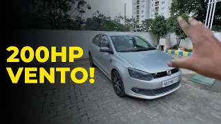 This 200bhp modified Vento 1.6 tdi has clocked 2.5 lakh kms!