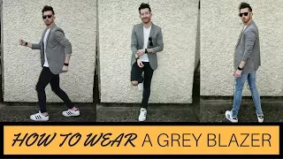 How To Wear A Grey Blazer