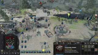 Company of Heroes 3 (CoH3) - Alkaci map (2 vs. 2 AI Expert)