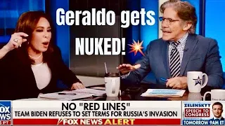 Judge Jeanine UNLEASHES on Geraldo Rivera over Putin being a “Wuss” during Trump’s Term💥