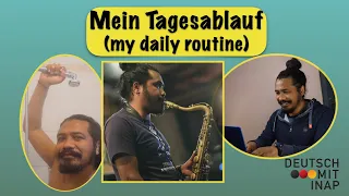Mein Tagesablauf | my daily routine | kurzer Film | short movie | A1/A2