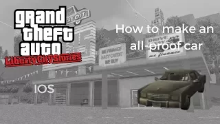 Grand Theft Auto: Liberty City Stories (IOS) - How to Make an All-Proof Vehicle