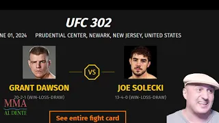 Grant Dawson vs. Joe Solecki Prediction and Bet UFC 302
