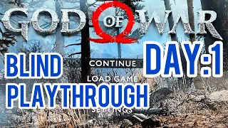 God Of War PS5 First Time Playing Of God Of War Blind Play through Day 1