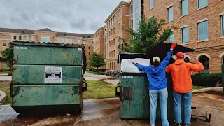 Dumpster Diving at Student Apartments – Decor, Clothing, Sealed Food, and More!