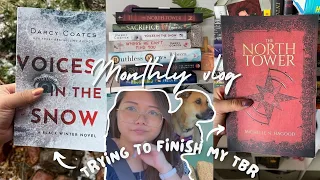 April Monthly Vlog | Attempts at Reading Vlogs and finishing my TBR, Dog Walks, and Chatty Moments✨
