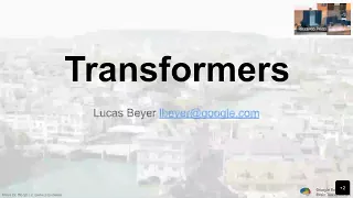 2022.02 Transformers - Lucas Beyers