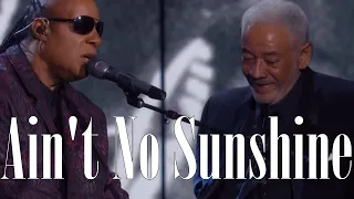 Stevie Wonder - Ain't No Sunshine - Live [On-Screen Lyrics]