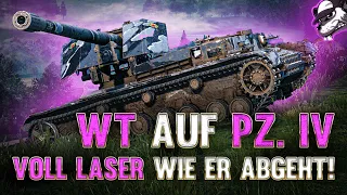 WT auf Pz. IV - Voll Laser wie er abgeht und manchmal treffen auch die Schüsse!