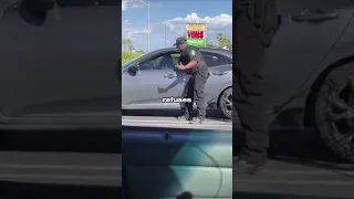 Police Officer's Unbelievable Response to Cart Collision!😨😨