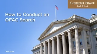 How to Conduct and OFAC SDN Search