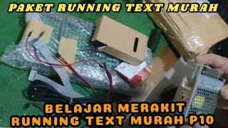 Paket running text murah - modul p10