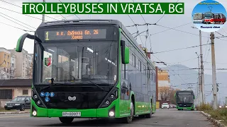 Trolleybuses in Vratsa, BG | The new BKM 32100D Olgerd and walk in the depot🚎