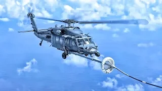 Combat King II Refuels Pave Hawks On Hurricane Relief Flight