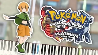 Pokemon Diamond & Pearl - Eterna City Day Theme Piano Tutorial Synthesia