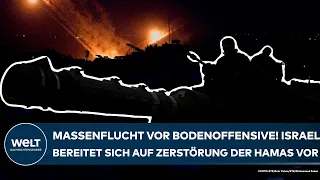 ATTACKE AUF ISRAEL: Massenflucht vor Bodenoffensive! Armee bereitet die Zerstörung der Hamas vor