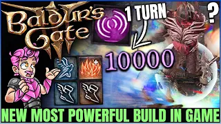 Baldur's Gate 3 - 10000 DAMAGE IN 1 TURN FOUND - New Best Build in Game & Ultimate Multiclass Guide!