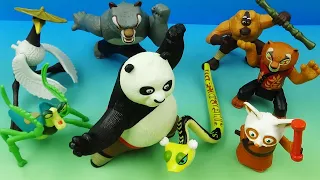 REVISIT - 2008 KUNG FU PANDA set of 8 McDONALD'S HAPPY MEAL MOVIE COLLECTIBLES VIDEO REVIEW