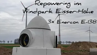 Repowering im Windpark Eisser-Höhe | Neue Enercon E-138 EP3 E2