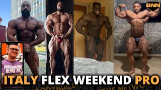 2023 Flex Weekend Italy Pro - Nathan De Asha & Regan Grimes moments before prejudging