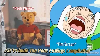 (MOST VIEWED VIDEO) All Winnie The Pooh Ending Compilation