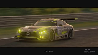 Gran Turismo Sport - Mercedes AMG GT GT3 on Dragon Tails II Circuit Race | PS4 Pro (1080p 60fps)