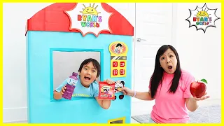 Ryan Vending Machine Kids Toy Story Pretend Play!!!!