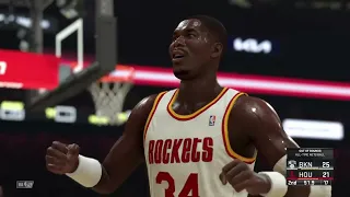 NBA 2K22 All Time Brooklyn Nets Vs Houston Rockets Updated