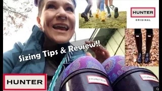 Hunter Boots Sizing Tips & Review!!