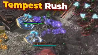 herO's Tempest rush in ZvP against Reynor StarCraft 2